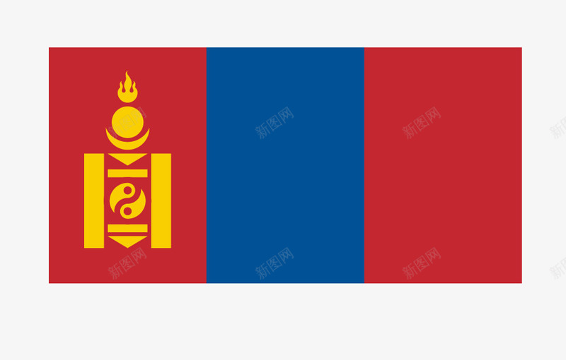 蒙古国旗png免抠素材_88icon https://88icon.com 国旗 矢量国旗 矢量旗帜