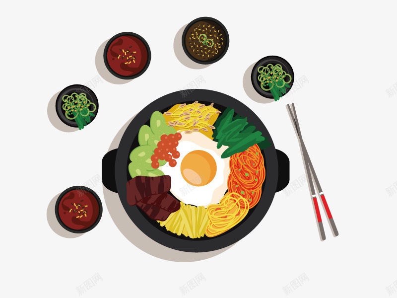 一桌子美食png免抠素材_88icon https://88icon.com 俯拍美食 料理 矢量美食 碗中美食