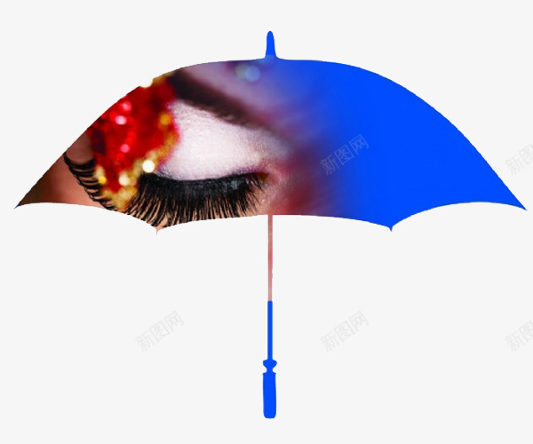 眼睛的保护伞png免抠素材_88icon https://88icon.com 保护 保护伞 眼睛 蓝色 雨伞