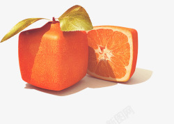 方形橙子橙子高清图片