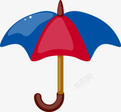 天气雨雨伞矢量图素材
