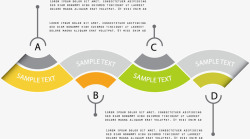 扇形图表矢量图素材