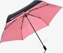 夏日雨天黑色雨伞素材
