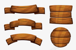 木头制品楼层指示牌素材