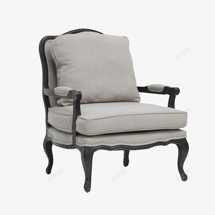 现代欧式单人沙发png免抠素材_88icon https://88icon.com 产品实物 布料沙发 欧式单人沙发 现代单人沙发