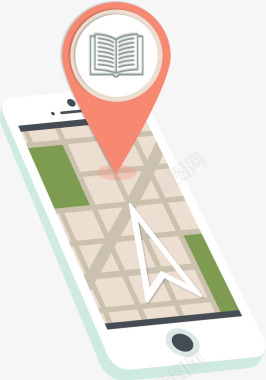 手机里的地图与定位图标图标