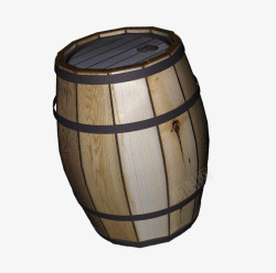 木质木头酒桶素材