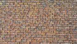 规则褐色墙砖底纹素材