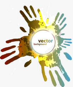 手印矢量图素材