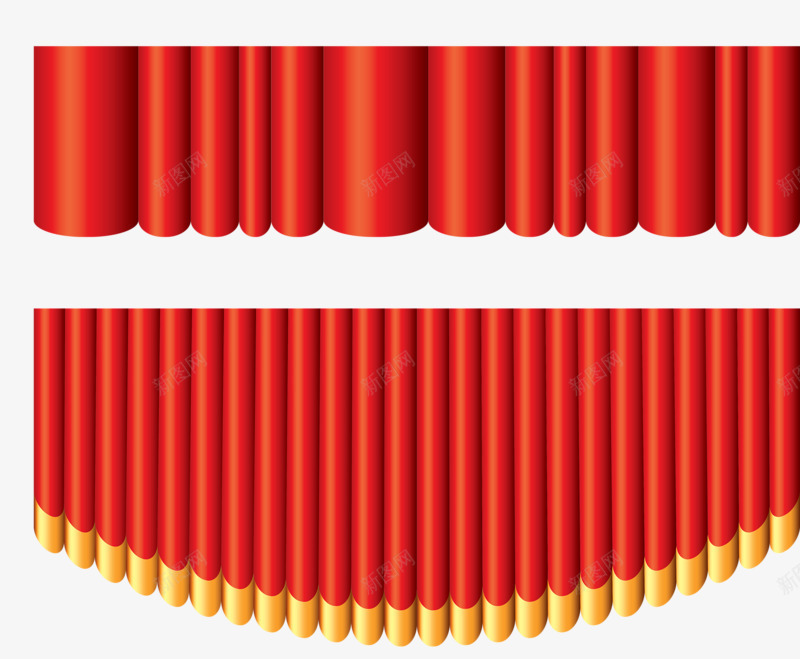 红色帷幕png免抠素材_88icon https://88icon.com 帐子 帷幕 红布 红色