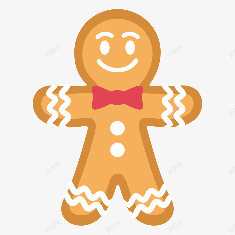 卡通姜饼人图png免抠素材_88icon https://88icon.com 圣诞节 姜饼人 甜品 甜点 节日装饰 食物 黄色