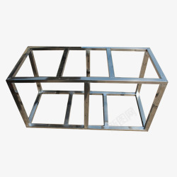 长方形不锈钢框架矢量图素材