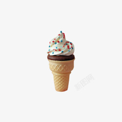 冰激凌蛋糕可爱抠图美食素材