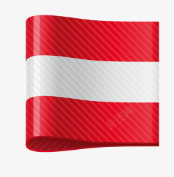 奥地利国旗矢量图素材