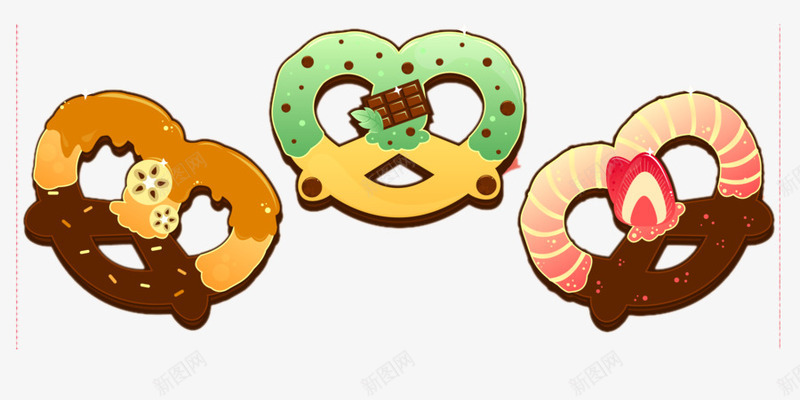 创意造型饼干png免抠素材_88icon https://88icon.com 卡通 卡通饼干 曲奇 造型 饼干