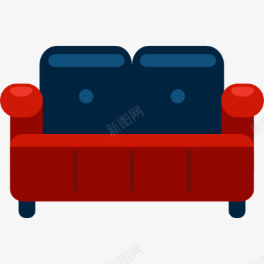 现代沙发家具沙发图标图标