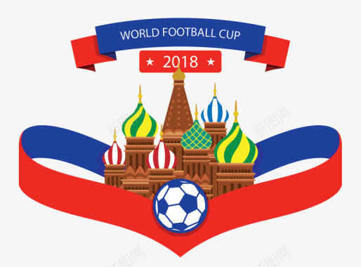 彩虹色2018俄罗斯世界杯足球赛图标图标