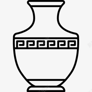 希腊希腊花瓶图标图标