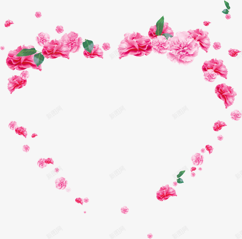 粉色手绘母亲节花朵造型png免抠素材_88icon https://88icon.com 母亲节 粉色 花朵 造型