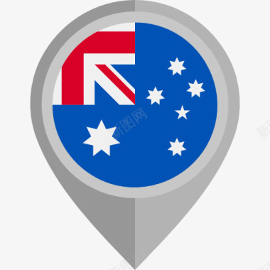 格子旗澳大利亚图标图标