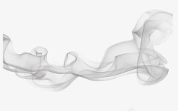 创意合成白色的烟雾造型素材
