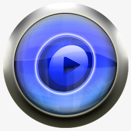 蓝色媒体播放器经典蓝png免抠素材_88icon https://88icon.com blue media player 媒体播放器 蓝色