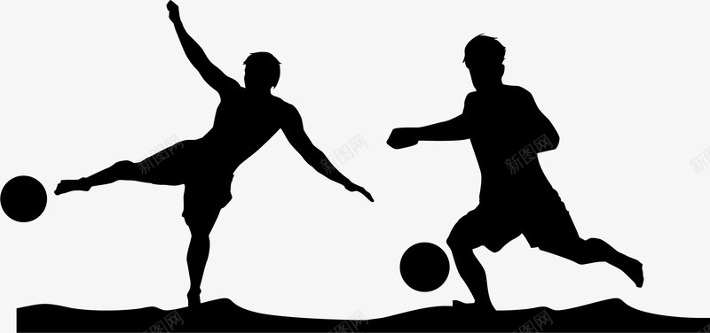 足球运动慕尼黑粉丝踢球矢量图图标图标