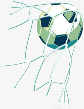 进网的足球png免抠素材_88icon https://88icon.com png图形 png装饰 网子 装饰 足球 运动