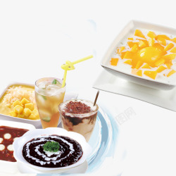 甜品饮料素材