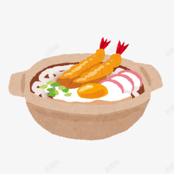 龙虾鸡蛋饭png免抠素材_88icon https://88icon.com 卡通 手绘 鸡蛋饭 龙虾