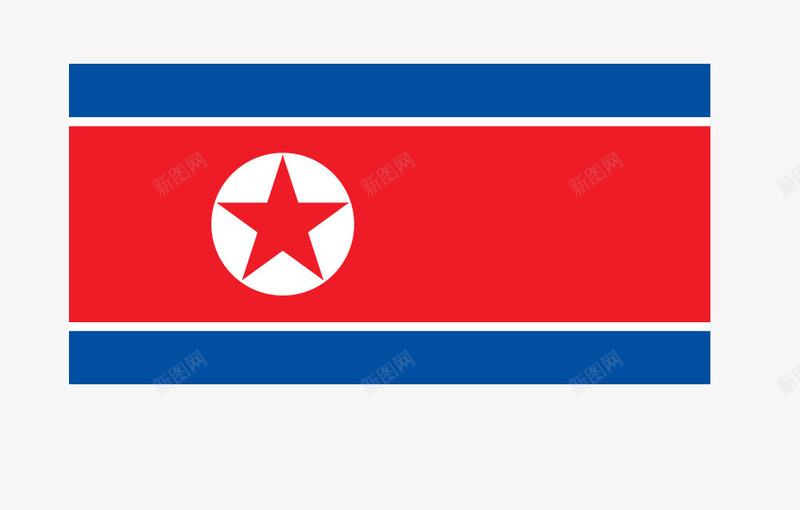 朝鲜国旗png免抠素材_88icon https://88icon.com 国旗 矢量国旗 矢量旗帜