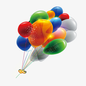 漂浮的气球商业png免抠素材_88icon https://88icon.com 商业 气球 漂浮 热烈