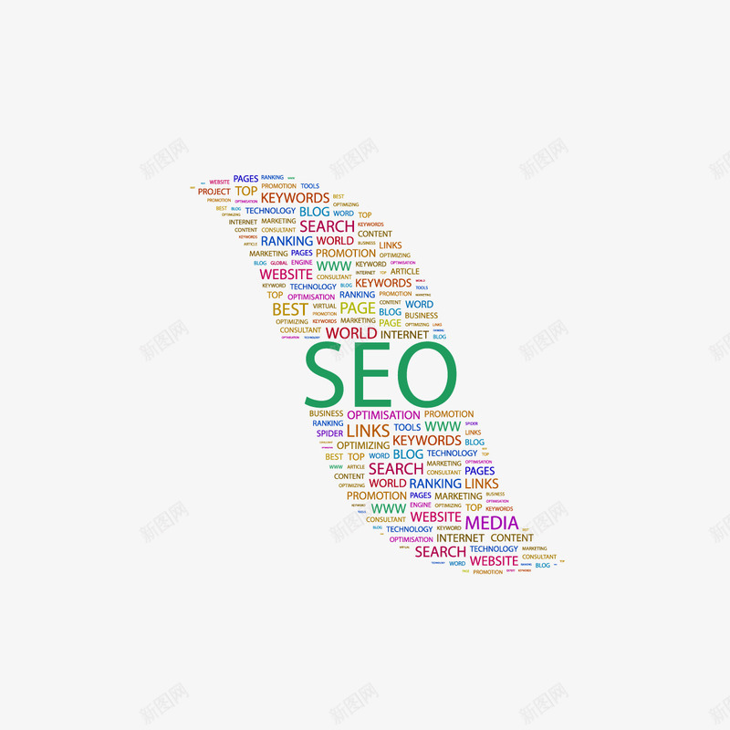 seo关键词商务png免抠素材_88icon https://88icon.com seo 商务元素 扁平化 搜索 树叶造型