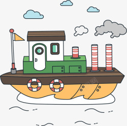 海上轮船素材