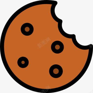 曲奇饼干图标图标