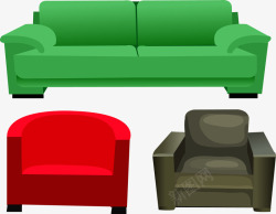 沙发和贵妃椅素材
