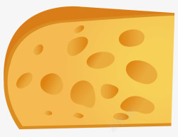 一块美味的奶酪素材