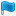 薄荷叶子蓝色小旗icon图标图标
