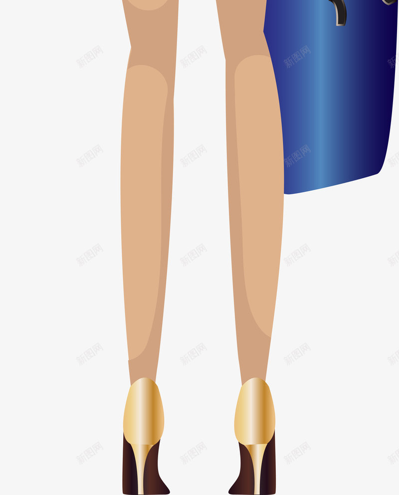 卡通逛街女郎png免抠素材_88icon https://88icon.com 卡通逛街女郎 商业街人物 地产广告