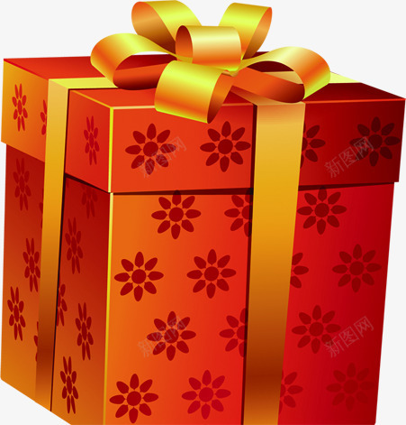 暗红色正方形的礼物盒png免抠素材_88icon https://88icon.com 暗红色 正方形 礼物