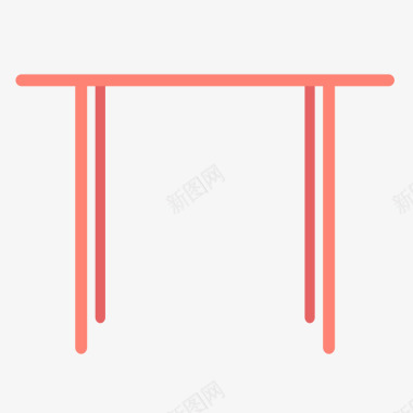 扁平化桌子矢量图图标图标