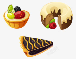卡通甜品素材