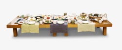 韩国长条桌素材