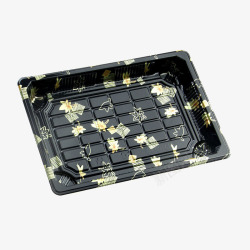 干果盒方形花纹寿司盒高清图片