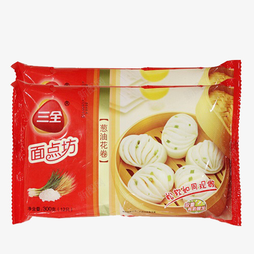 葱油花卷png免抠素材_88icon https://88icon.com 三全食品 产品实物 早餐糕点 花卷 速冻食品