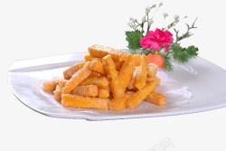 咸蛋黄焗南瓜甜品素材