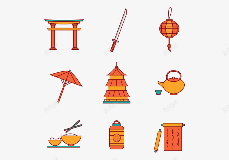 卡通合集寺庙png免抠素材_88icon https://88icon.com 卡通庙 名胜古迹 圆形 夫子庙 寺庙 彩色 文化 景点