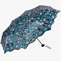 防紫外线黑胶遮阳伞拒水天堂伞素材
