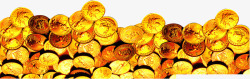 金色硬币地产招商展板素材