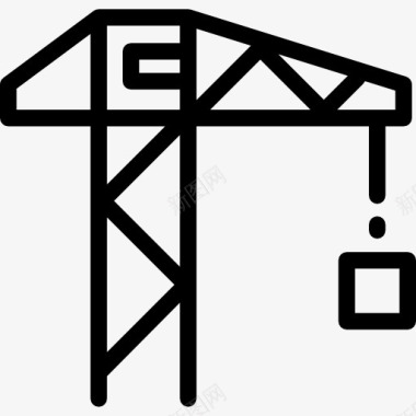 地产展板鹤图标图标